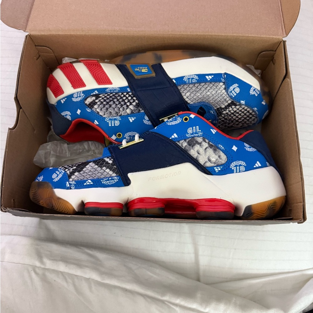 ADIDAS Blue Red White Navy Athletic Shoes